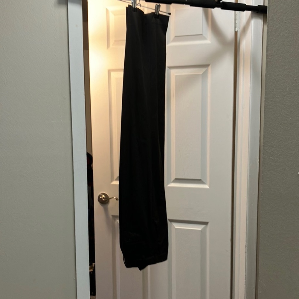 Classic Black Dress Pants with Stretchy Fit